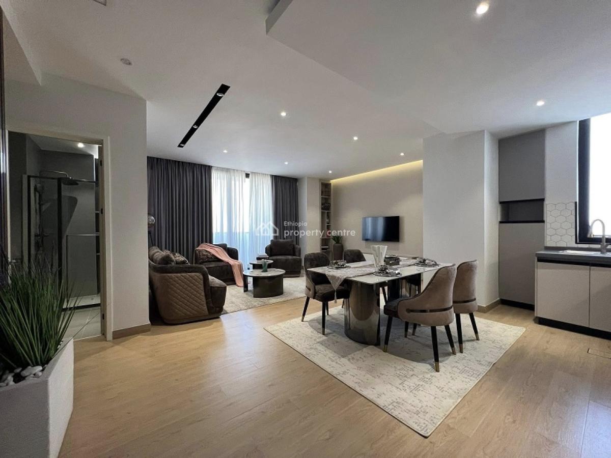 New & Excellently Furnished 1 Bed Apt, Nearby The African Union (au), Nifas Silk-lafto, Addis Ababa, Apartment for Rent