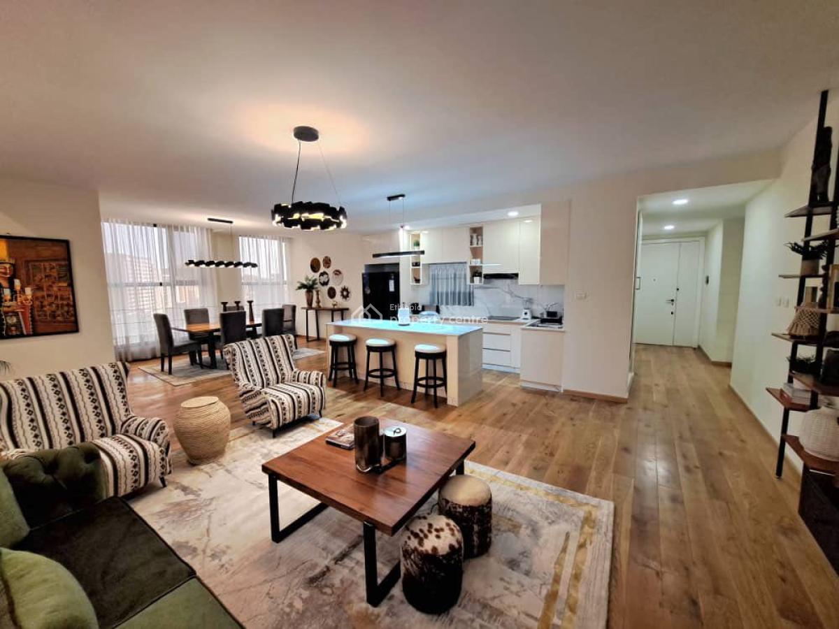 Excellent Fully Furnished 2 Bedroom Apartment, Bole, Bole, Addis Ababa, Apartment for Rent
