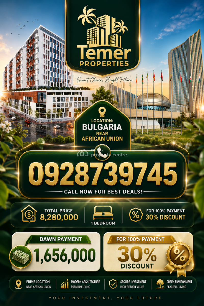 Luxury Apartment on Bulgariya Temer Realestate /ቴምር ፕሮፐርቲስ/ቴምር ሪልስቴት, Bulgaria Mathoriya, Kirkos, Addis Ababa, Self Contained (single Rooms) for Sale