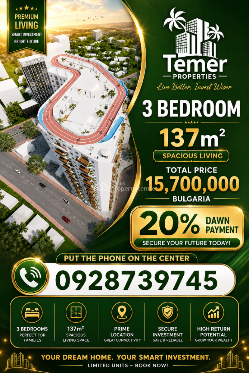 Bulgaria Apartments on Temer Realestate, Bulgaia on Mabrate, Kirkos, Addis Ababa, Apartment for Sale