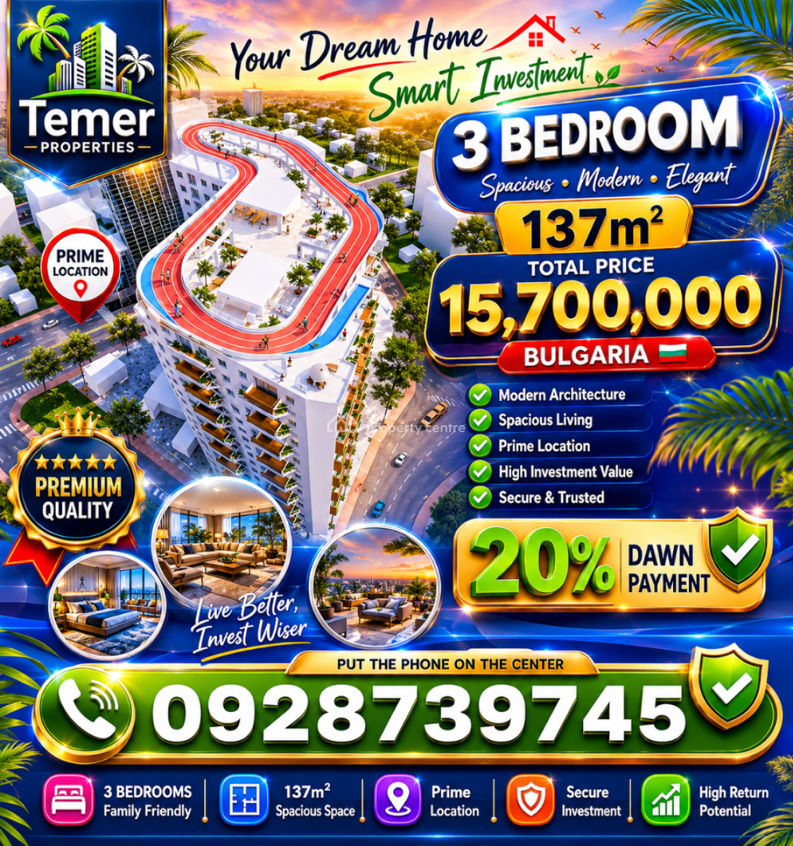 Bulgaria Apartments on Temer Realestate, Bulgaia on Mabrate, Kirkos, Addis Ababa, Apartment for Sale