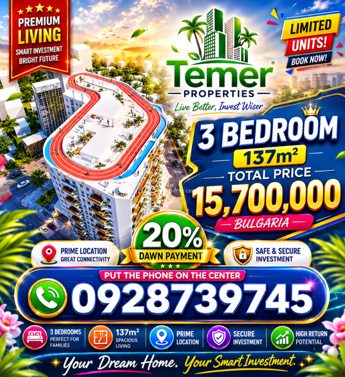 Bulgaria Apartments on Temer Realestate, Bulgaia on Mabrate, Kirkos, Addis Ababa, Apartment for Sale