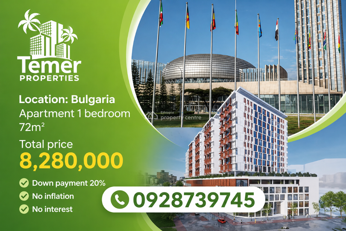 Apartement on Bulgaria From Temer Realestate, Bulgaria Mathoriya, Kirkos, Addis Ababa, Self Contained (single Rooms) for Sale
