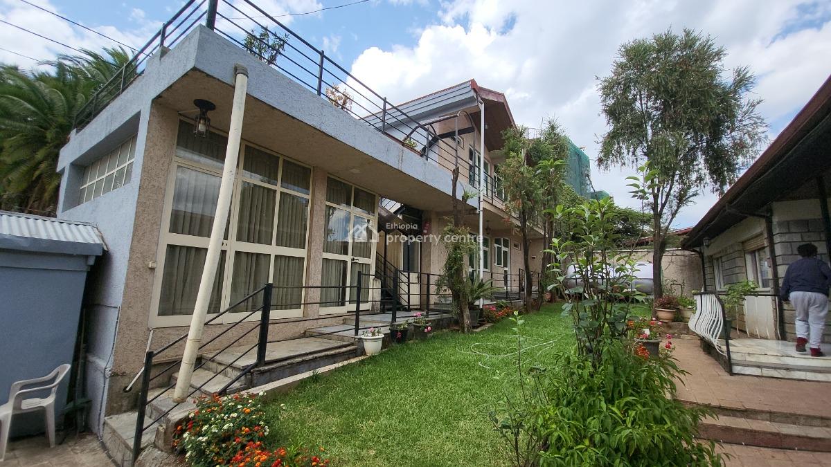 Versatile 11-room Residence with Office Setup   Prime Bole Lo, Atlas, Bole, Addis Ababa, Hotel / Guest House for Rent