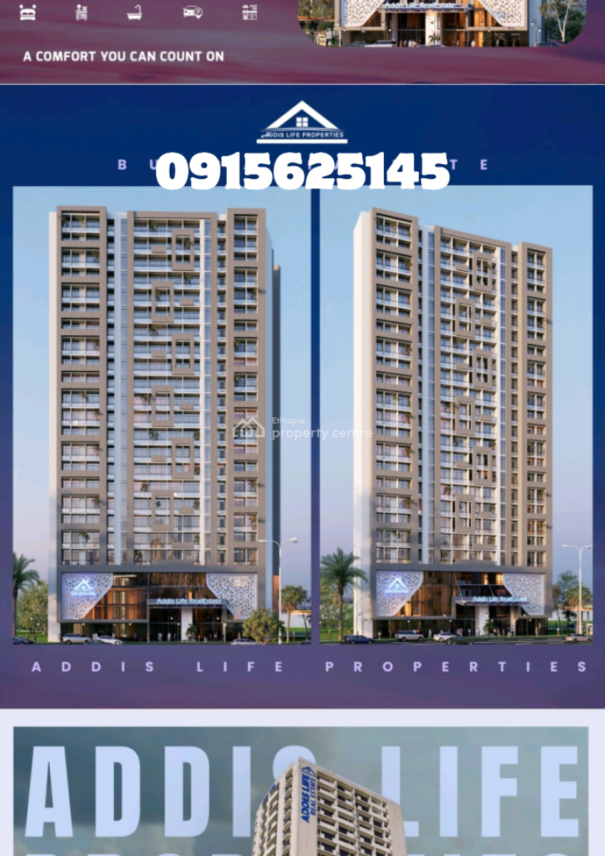 1 Bedroom Luxury Apartment, Bulgaria St, Kirkos, Addis Ababa, Apartment for Sale
