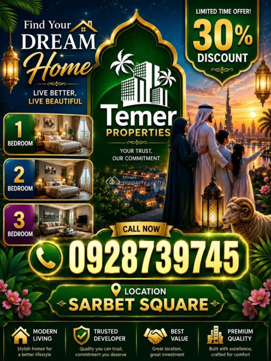 Luxury Apartment on Sarbet Addis Abeba Temer Realestate, Pushkin Square, Lideta, Addis Ababa, Self Contained (single Rooms) for Sale