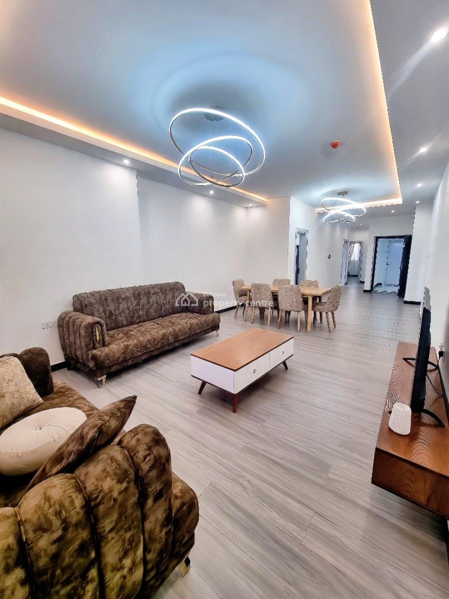 Modern Furnished 3-bedroom Apartment  Bole Near African Union, Bole, Addis Ababa, Apartment for Rent