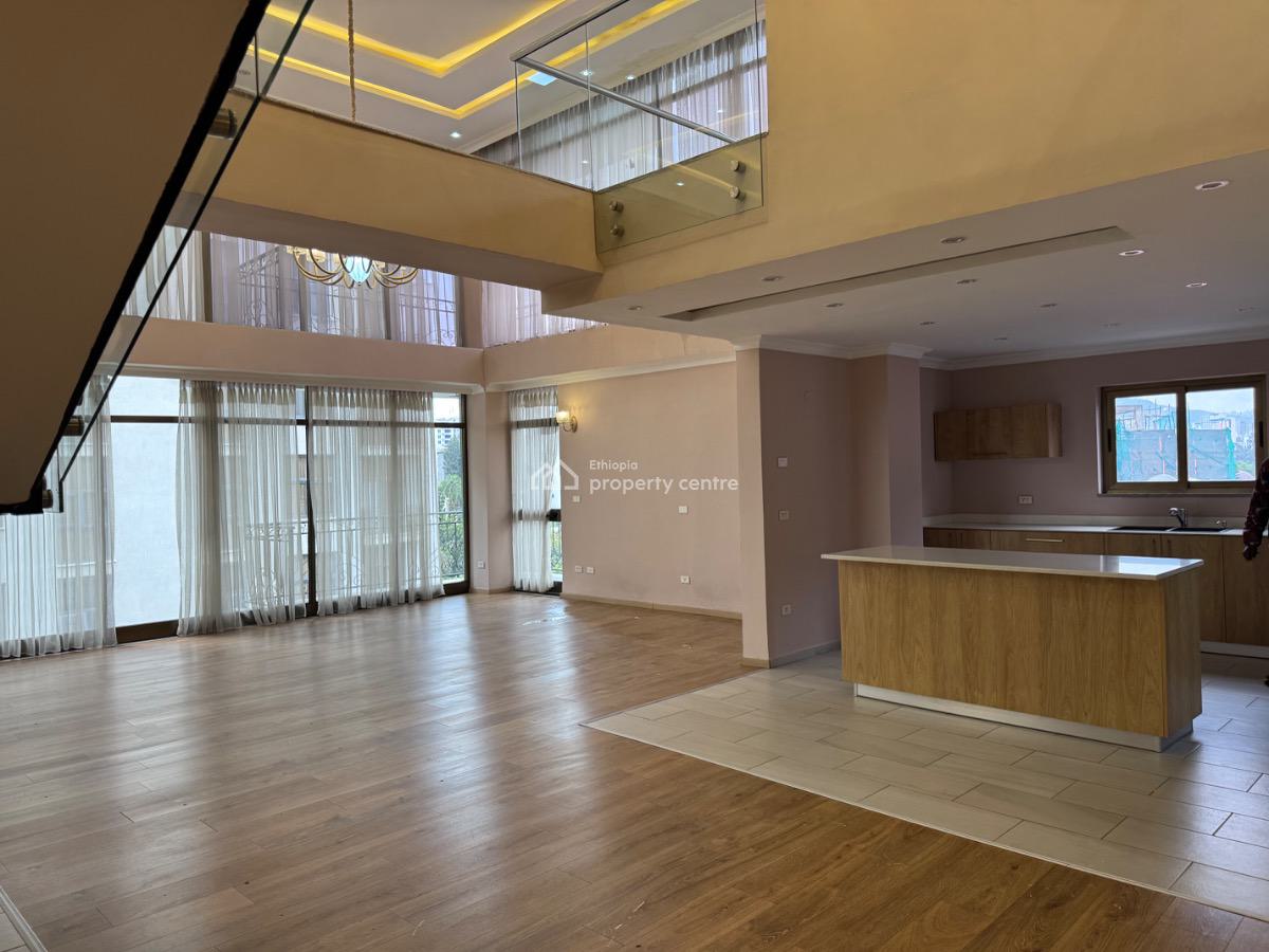 As Pretty As a Picture 3 Bedroom Duplex Penthouse, Adjacent to Bole Road, Bole, Addis Ababa, Apartment for Rent
