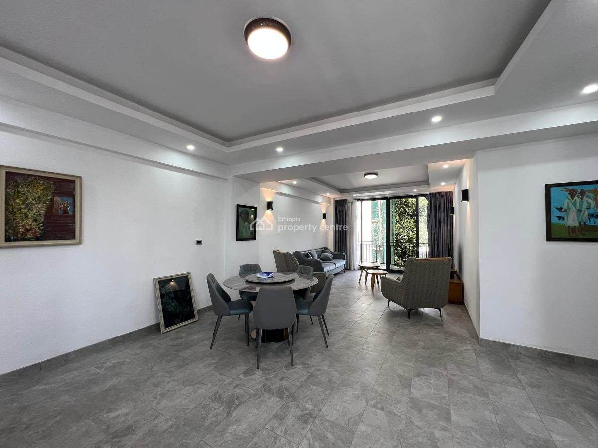 Bright Furnished Apartment at Welosefer, Kirkos, Addis Ababa, Apartment for Rent
