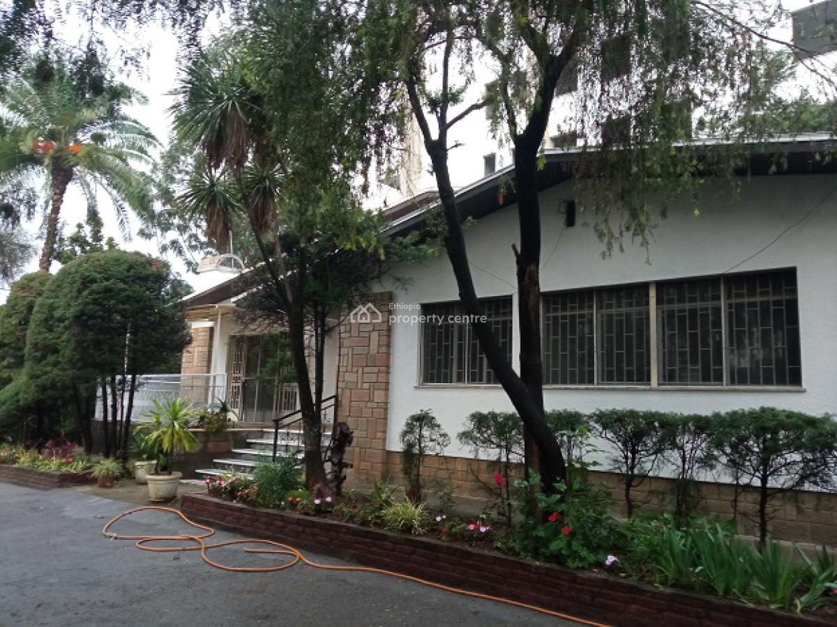a Beautiful Old House Inscribed in a Big Compound., Bole, Addis Ababa, House for Rent