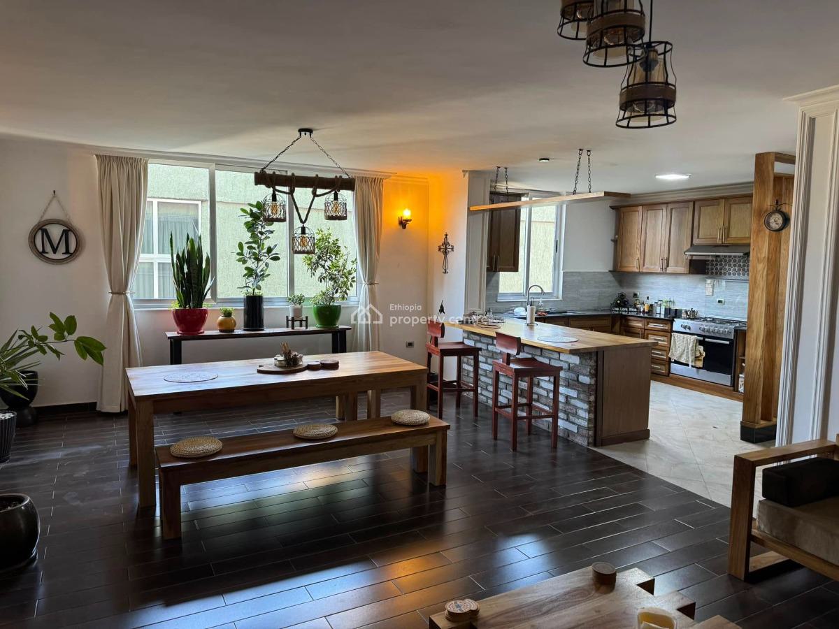 Uniquely Furnished 3 Bedroom Apartment, Kirkos, Kirkos, Addis Ababa, Apartment for Rent