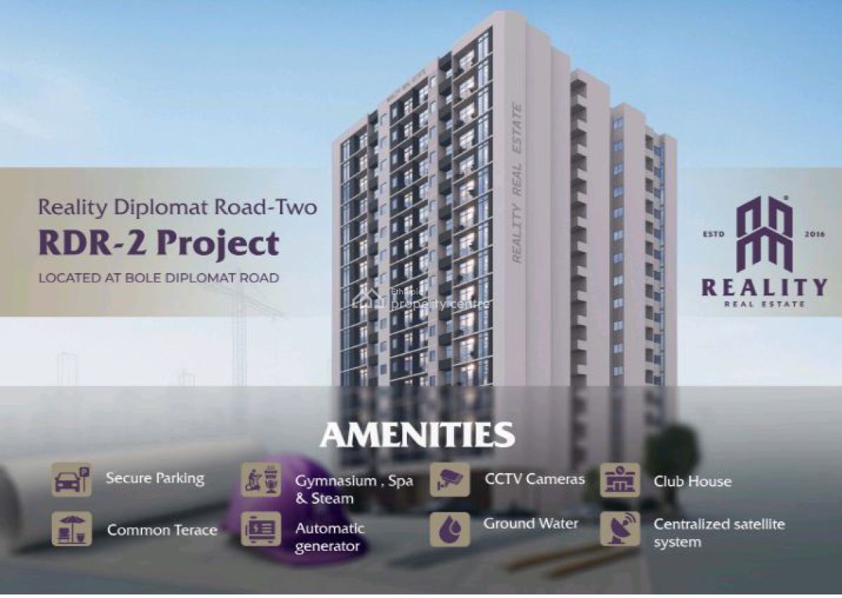 Reality Real Estate Apartment at Bole Denbel,under Construction, Dembel Bole, Gazebo Square, Bole, Addis Ababa, Apartment for Sale