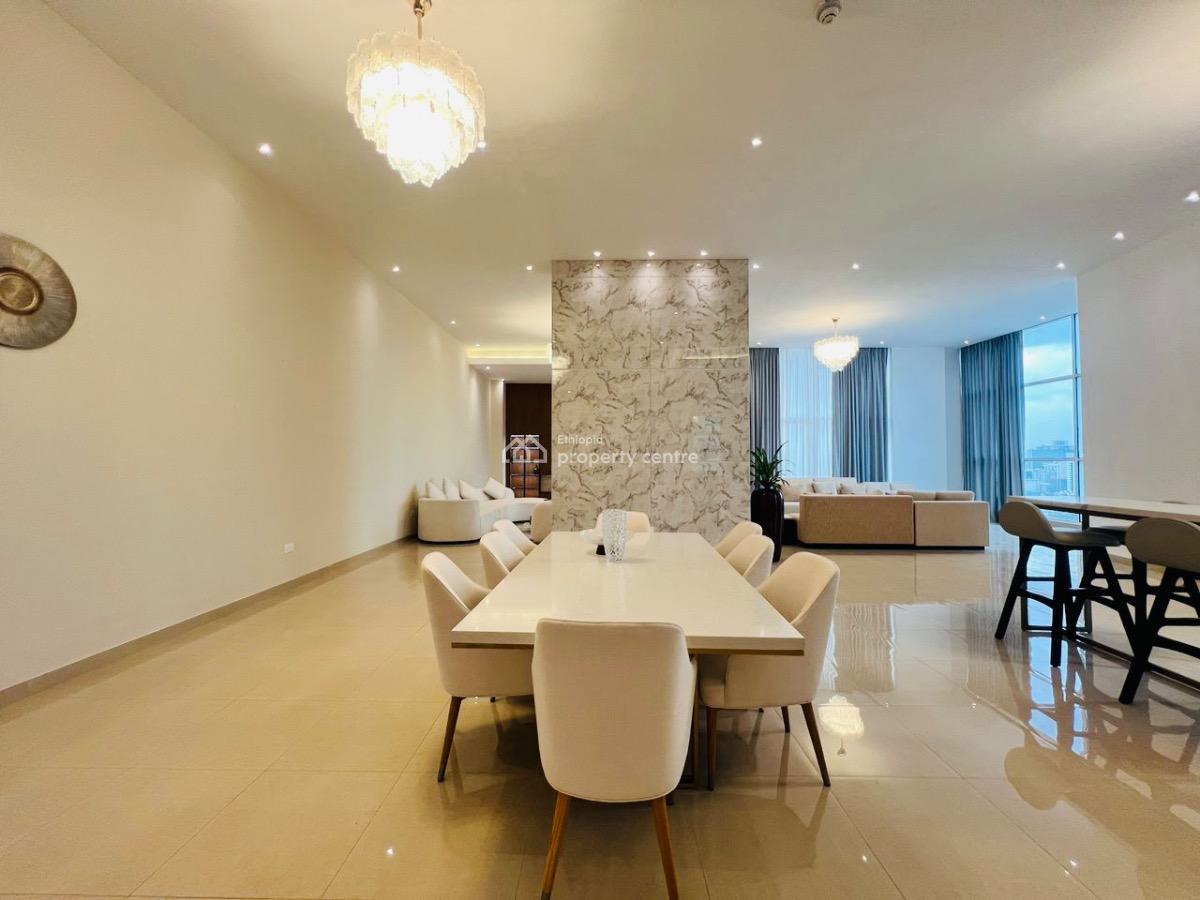 Extraordinary 3 Bedroom Fully Furnished Penthouse, Bole Atlas, Bole, Addis Ababa, Apartment for Rent