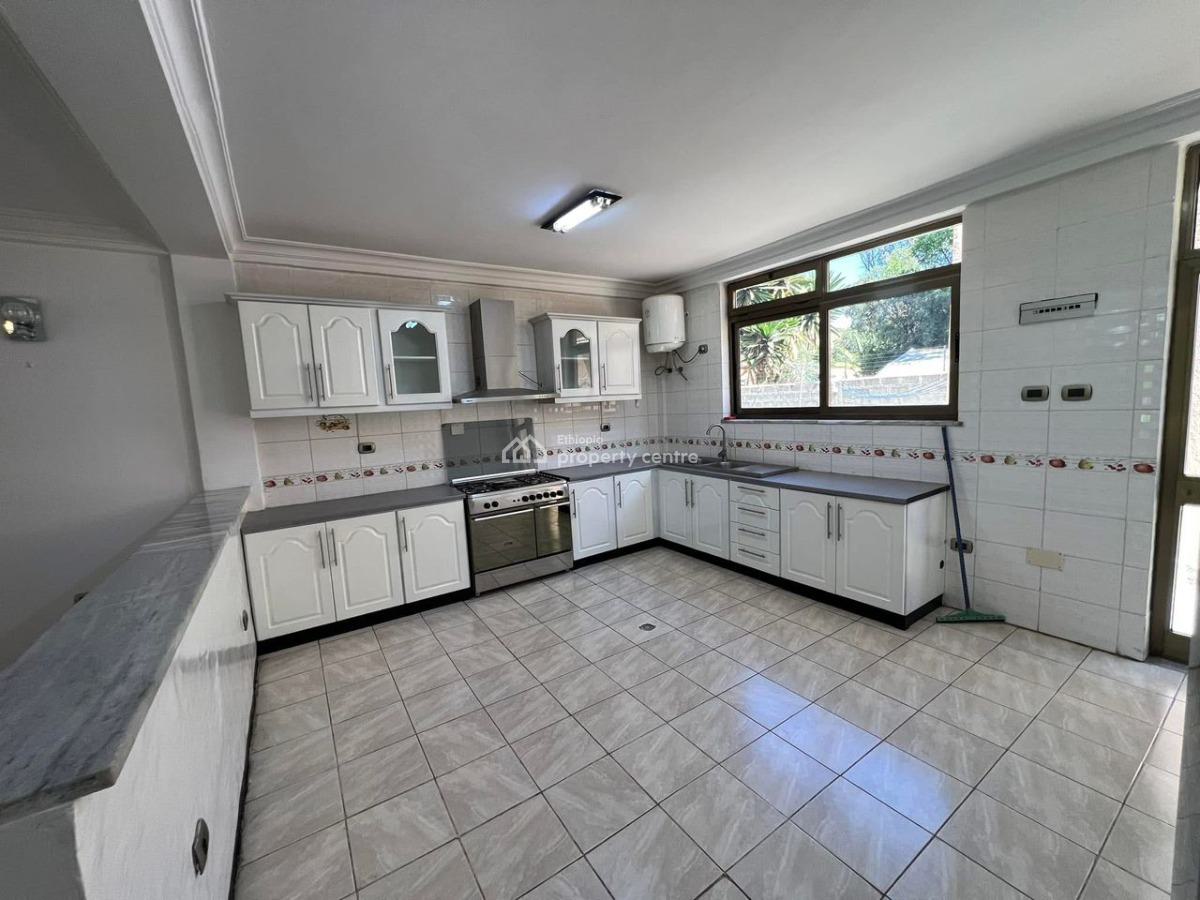 Elegant Unfurnished 4-bedroom Residence in  Diplomatic Area, French Embassy, Gullele, Addis Ababa, House for Rent