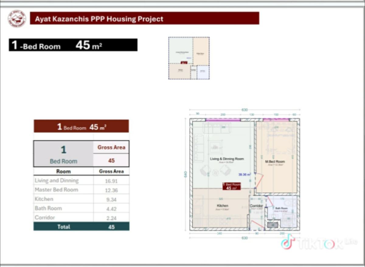 Luxury 1 Bedroom Apartment, Kazanchis Ayat Realestate, Kazanchis, Addis Ababa, Apartment for Sale