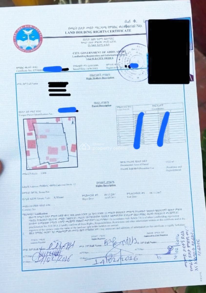 Land @kotebe-kara on The Main Road, Kotebe-kara, Kotebe, Addis Ababa, Mixed-use Land for Sale