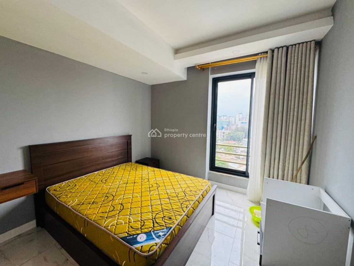 Two Bed Rooms Brand New Flat with Full Furnisher, Bole Olompiya, Bole, Addis Ababa, Self Contained (single Rooms) for Rent