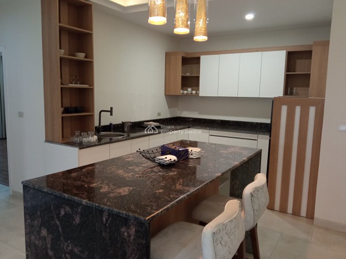 Super! Penthouse with a Fire Place and Nice View in Bole., Bole, Addis Ababa, Apartment for Rent