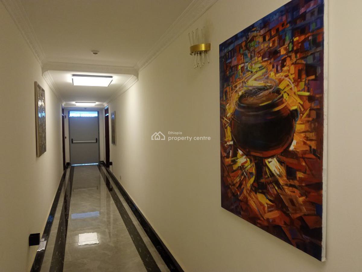 Highly Secured Area! Fully Furnished 1 Bed Room Apartment., Bole, Addis Ababa, Apartment for Rent