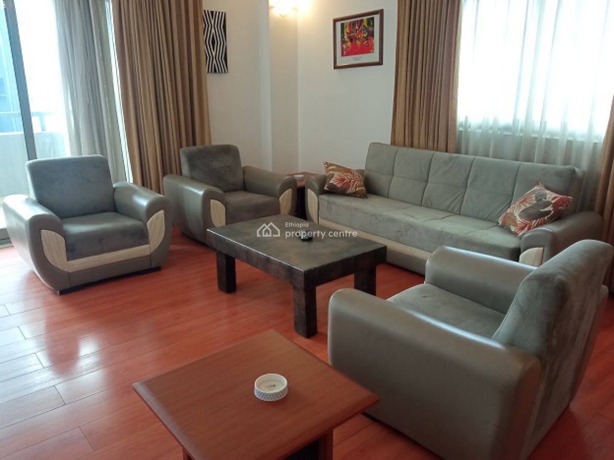 a Fully Furnished 2 Bd Apt, at Kazanchis (walking Distance to Uneca), Kazanchis, Addis Ababa, Apartment for Rent