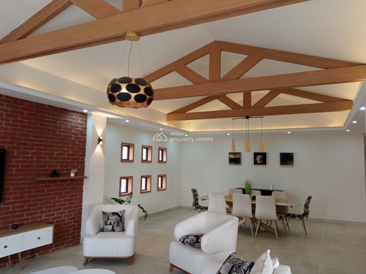 Super! Penthouse with a Fire Place and Nice View in Bole., Bole, Addis Ababa, Apartment for Rent