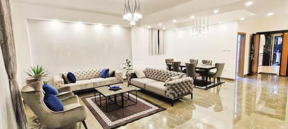 Luxury 4 Bedroom Fully Furnished Apartment with Club House -- Bole, Center of Bole, Bole, Addis Ababa, Self Contained (single Rooms) for Rent