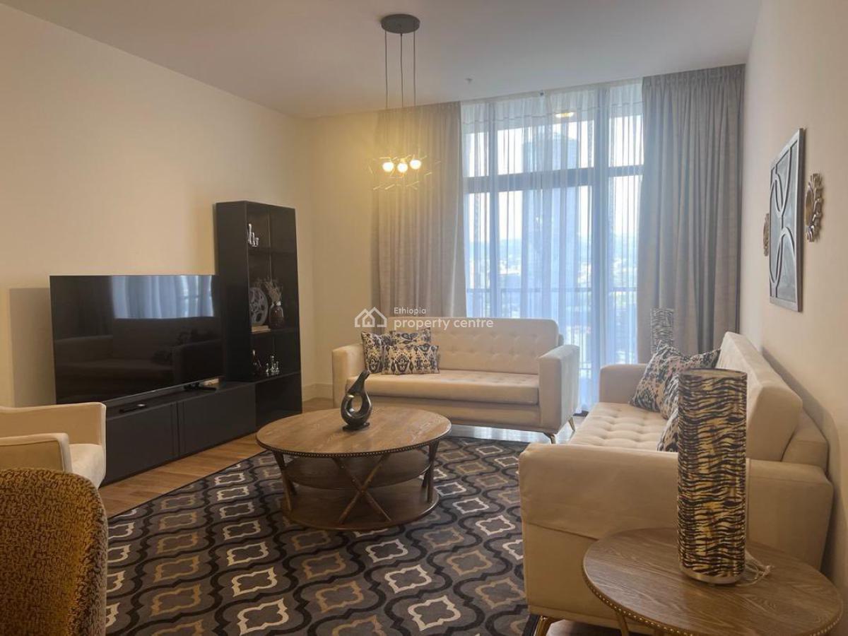 a Good Looking 3 Bedroom Furnished Apartment, Kirkos, Bole, Addis Ababa, Apartment for Rent