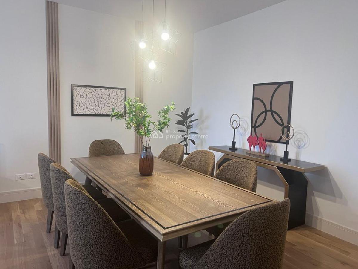 a Good Looking 3 Bedroom Furnished Apartment, Kirkos, Bole, Addis Ababa, Apartment for Rent