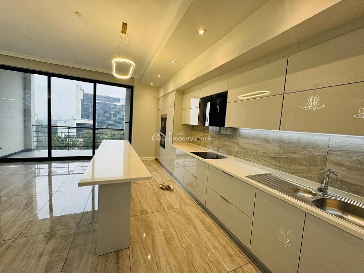 Bright, High Quality Unfurnished 3 Bed Room Apartment., Bole, Addis Ababa, Apartment for Rent