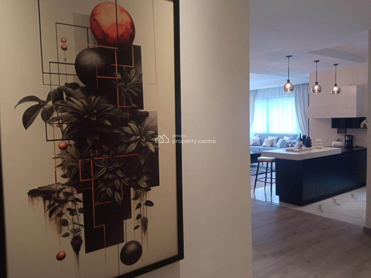 Super Cute! Fully Furnished and Highly Secured 3 Bd Apartment., Bole, Addis Ababa, Apartment for Rent