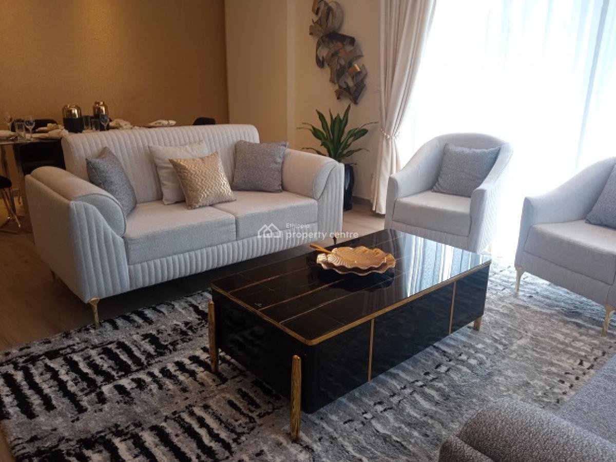 Super Cute! Fully Furnished and Highly Secured 3 Bd Apartment., Bole, Addis Ababa, Apartment for Rent