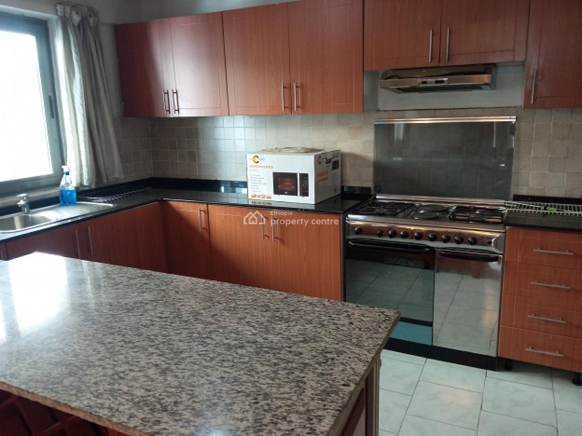 a Fully Furnished 2 Bd Apt, at Kazanchis (walking Distance to Uneca), Kazanchis, Addis Ababa, Apartment for Rent