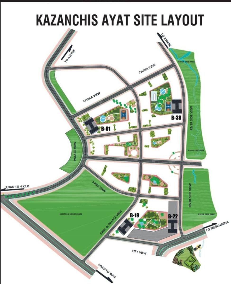 Luxury 3 and 2 Bed Rooms, Kazanchis, Addis Ababa, Apartment for Sale