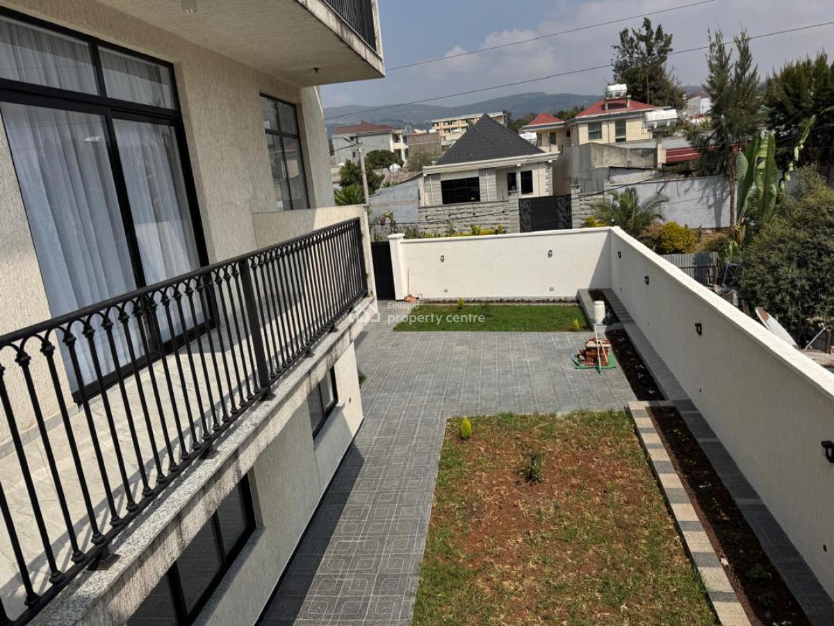 Spacious G+2 Residence with Huge Terrace in Megenagna, Gurdshola, Bole, Addis Ababa, Terraced Duplex for Rent