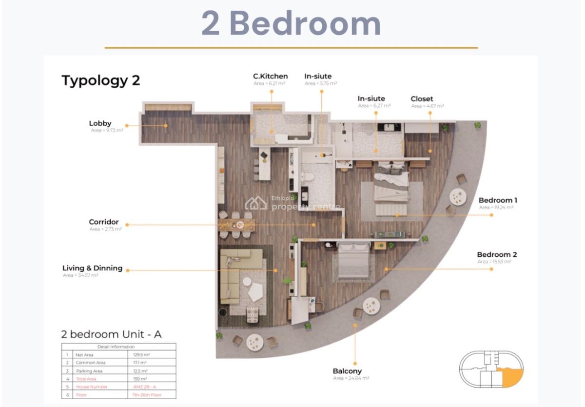 Apartment Prices in Addis Ababa, Sarbet Canada Embassy/ Akoya Properties, Kirkos, Addis Ababa, Apartment for Sale