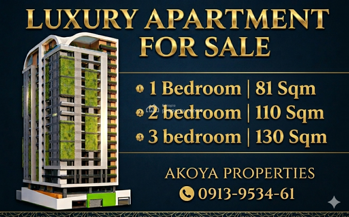Invest in Addis Without Traveling - Secure Luxury Apartment, Semen Mazegaja / Akoya Properties, Gullele, Addis Ababa, Apartment for Sale