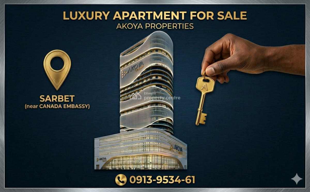 Luxury Real Estate House in a Prime Location, Sarbet / Canada Embassy/ Akoya Properties, Kirkos, Addis Ababa, Apartment for Sale