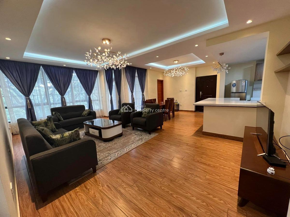 Bright, Fully Furnished 3bd Apartment in a Green Surrounding!, Bole, Addis Ababa, Apartment for Rent