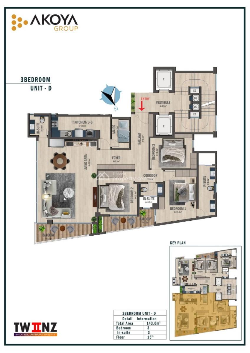 Fully Finished Apartment at Piassa, Piassa / Monarch / Akoya, Arada, Addis Ababa, Apartment for Sale