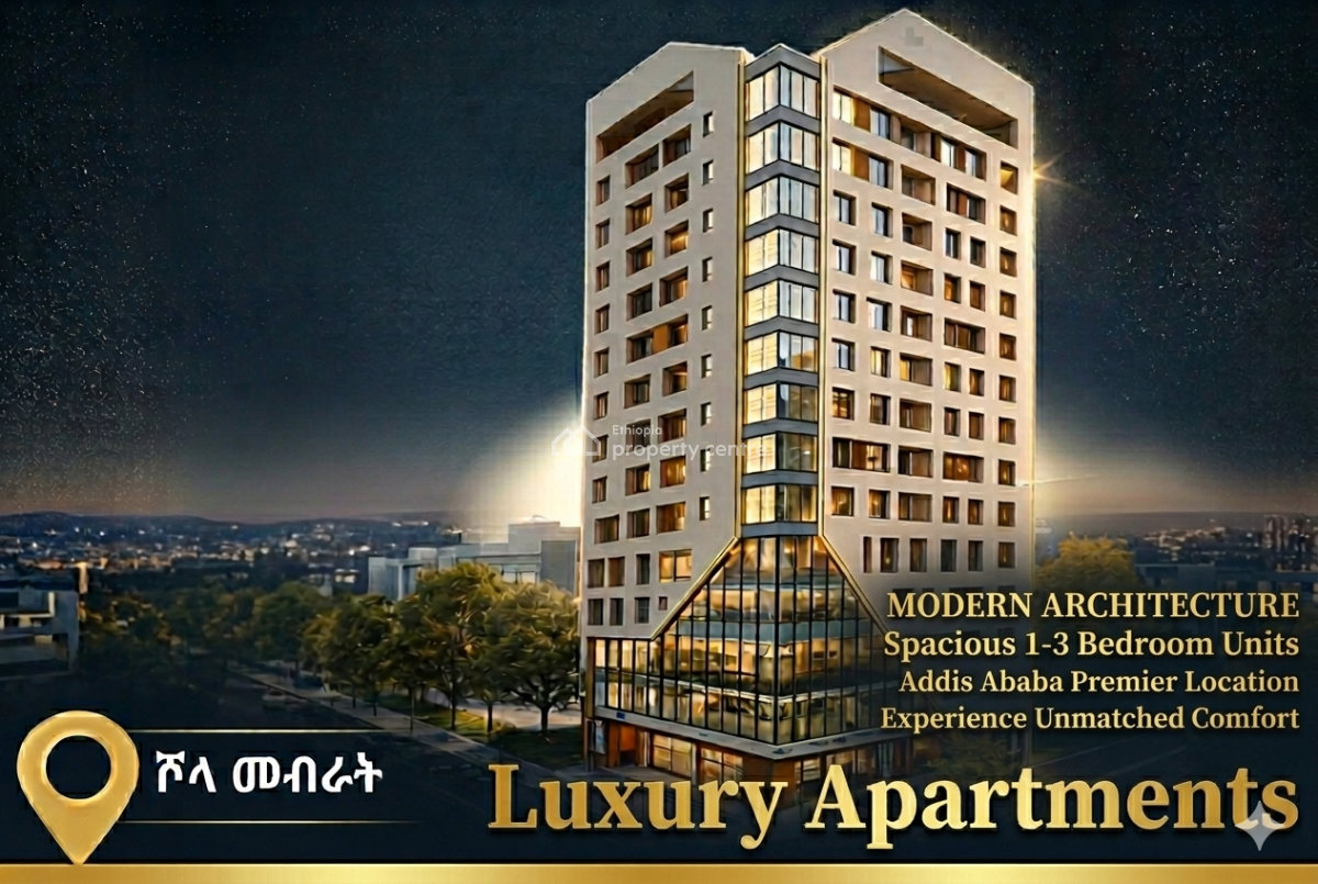 Luxury 1 Bedroom Apartment in a Prime Location, Shola / Dema Hope Real Estate, Yeka, Addis Ababa, Apartment for Sale