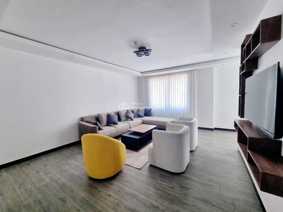 Bright 1-bedroom Apartment -- Near Giz / Uneca (kazanchis), Kirkos, Addis Ababa, Apartment for Rent