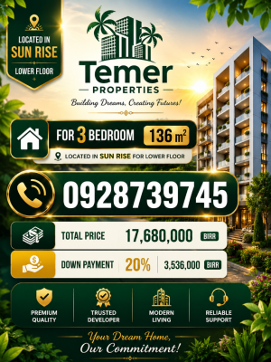 Luxury Apartment on Sarbet, Adams Mall, Lideta, Addis Ababa, Self Contained (single Rooms) for Sale