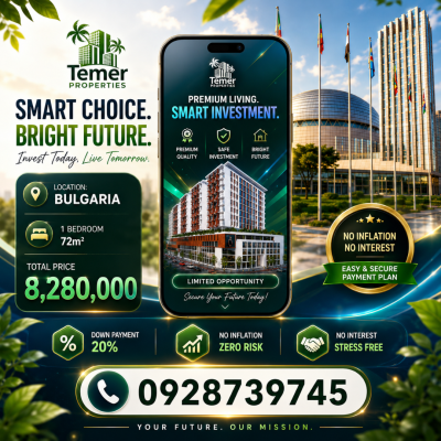 Apartement on Bulgaria From Temer Realestate, Bulgaria Mathoriya, Kirkos, Addis Ababa, Self Contained (single Rooms) for Sale
