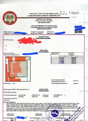 Construction Land  at Sarbet .......305 S.q.m, Sarbet, Lideta, Addis Ababa, Residential Land for Sale