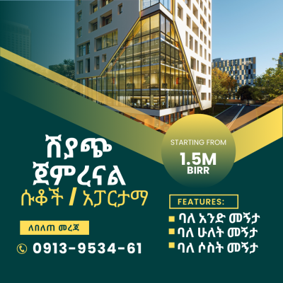 Luxury Apartments in Ethiopia, Shola / Dema Hope Real Estate, Yeka, Addis Ababa, Apartment for Sale