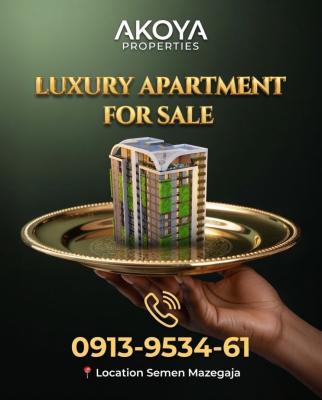 Smart Investment: Luxury Apartments with High Returns, Semen Masegaja /akoya Properties, Gullele, Addis Ababa, Apartment for Sale