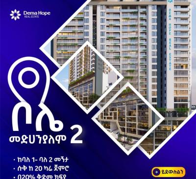 Luxury 1 Bedroom Apartment House in Ethiopia, Bole / Dema Hope Real Estate, Bole, Addis Ababa, Apartment for Sale